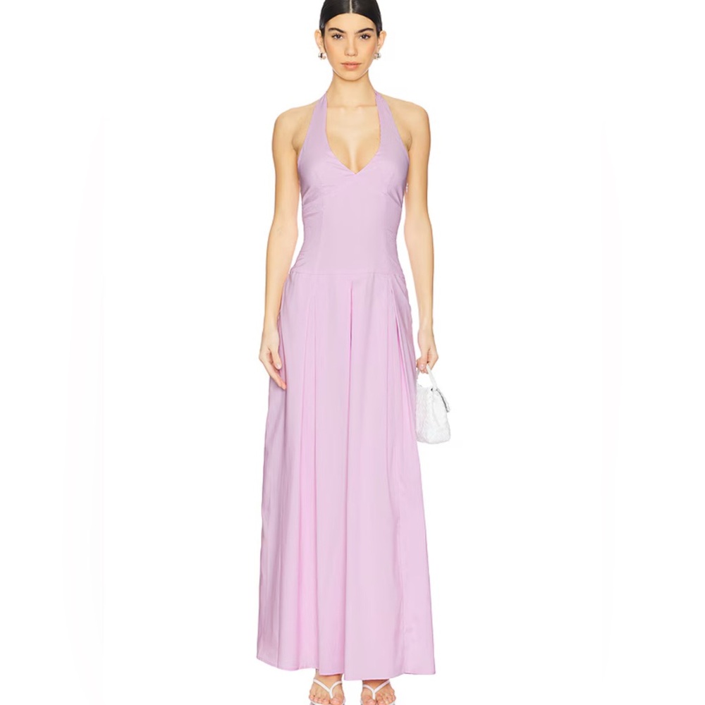 Noemie Maxi Dress in Pink. MORE TO COME